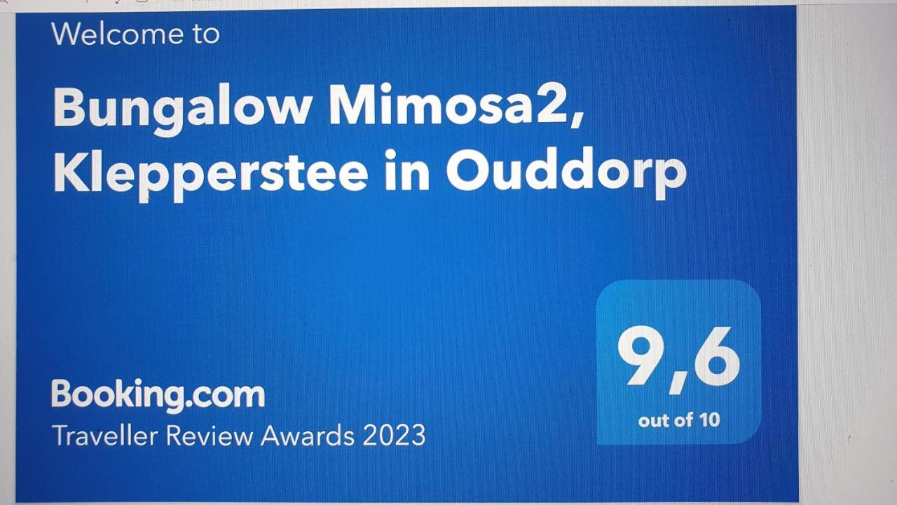 Bungalow Mimosa2, Klepperstee In Ouddorp Bagian luar foto